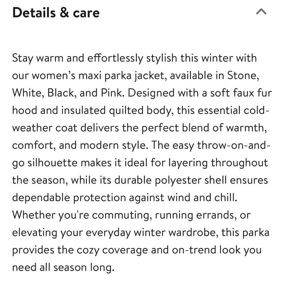 Canada weather gear Long Hooded Puffer Coat in Blush Pink - Picture 13 of 15